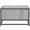 vidaXL Coffee Table Grey Sonoma Engineered wood and metal