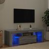 vidaXL TV Cabinet Gray sonoma Engineered wood 47.2 in TV Cabinet