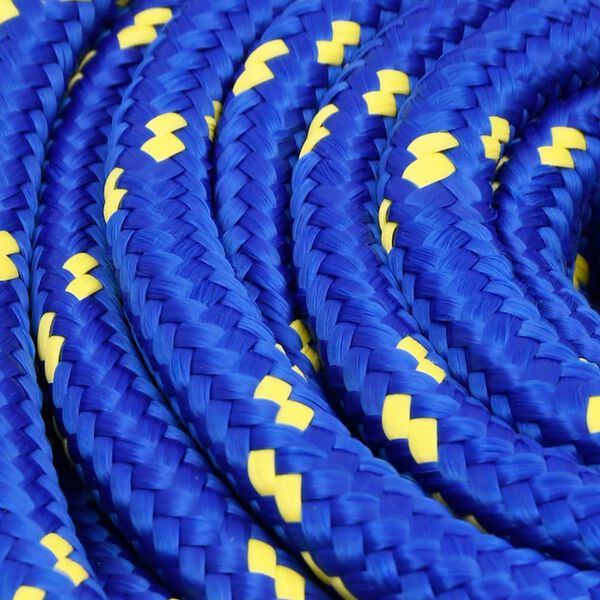 vidaXL Boat Rope Blue 0.63 " 82.0 ' Polypropylene