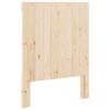 vidaXL Headboard Natural Wood Solid Pine Wood Twin Hardwood Headboard