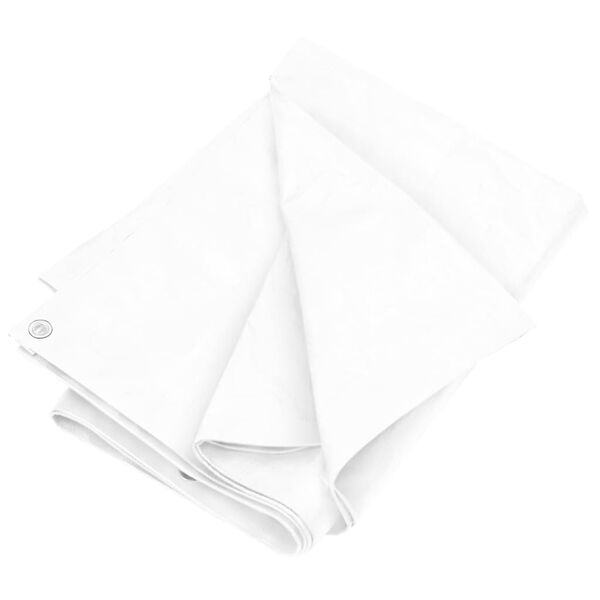 vidaXL Tarpaulin 0.6 oz/ft&sup2; 13.1'x26.2' White HDPE