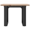 vidaXL Coffee Table Natural wood Solid pine wood 19.7x19.7x13.8 in