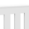 vidaXL Radiator Cover White 58.7x7.9x32.3" Engineered Wood