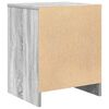vidaXL Bedside Cabinet Grey Sonoma Engineered wood 15.7 x 13.4 x 19.7 in