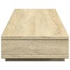 vidaXL Monitor Stand Sonoma Oak 39.4x10.6x5.9" Engineered Wood