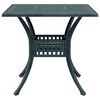 vidaXL Garden Table Green Cast Aluminum Medium Durable Patio Table