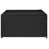 vidaXL Garden Furniture Cover Black Polyethylene, Aluminum