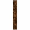 vidaXL Bookcase Smoked oak Engineered wood 5-Tier Bookcase Rectangular