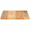 vidaXL Table Top 23.6"x19.7"x1" Rectangular Solid Wood Mango