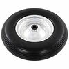 vidaXL Wheelbarrow Wheels 2 pcs with Axles Solid PU 4.00-8 15.35 "