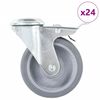 vidaXL 24 pcs Bolt Hole Swivel Casters 3.94 " (6x143427)