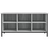 vidaXL Shoe Cabinet Grey Sonoma Engineered Wood Medium Shoe Cabinet