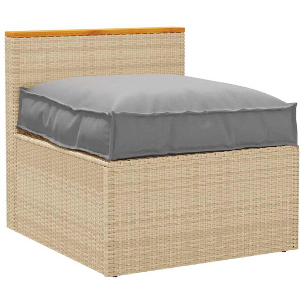 vidaXL Cushion Grey 27.56 x 27.56 x 4.72 in Oxford Fabric