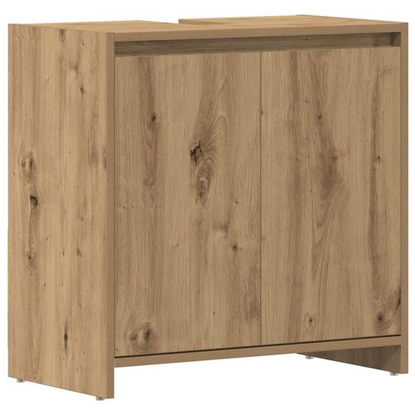 vidaXL Bathroom Sink Cabinet Artisan Oak Engineered Wood Medium