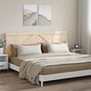 vidaXL Headboard Pine wood Solid pinewood Double Durable Headboard