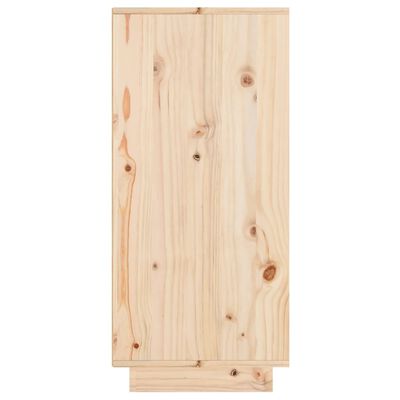vidaXL Sideboard 23.6"x13.4"x29.5" Solid Wood Pine