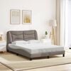 vidaXL Bed Frame Taupe