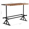 vidaXL Bar Set Multicolour Solid reclaimed wood, powder-coated steel