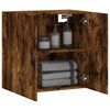 vidaXL Wall Cabinet Smoked Oak Engineered Wood Medium Wall Cabinet