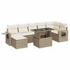 vidaXL Garden Sofa Set Beige