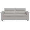 vidaXL 2-seater Sofa Light grey
