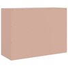 vidaXL Sideboard Pink Cold-rolled steel Medium Cupboard Rectangular