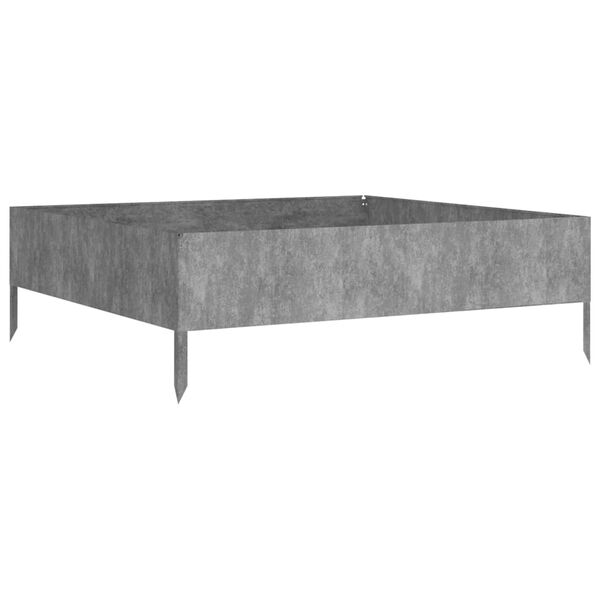 vidaXL Garden Raised Bed Rusty Corten steel Decorative Inlays