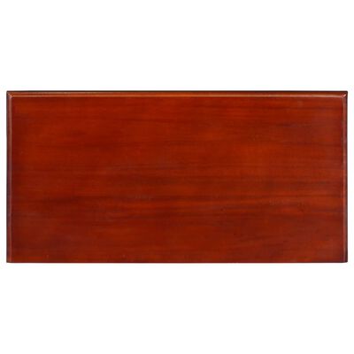 vidaXL Console Table Classical Brown 23.6"x11.8"x29.5" Solid Mahogany Wood