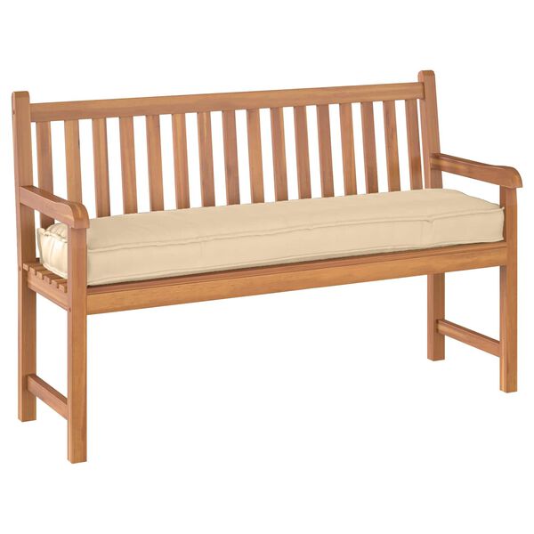 vidaXL Cushion Beige 59.06 x 15.75 x 3.15 in Oxford Fabric