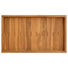 vidaXL Serving Tray 23.6"x13.8" Solid Wood Teak