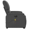 vidaXL Electric Stand Up Massage Recliner Chair Dark Gray