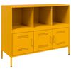 vidaXL Sideboard Mustard Yellow Cold-rolled Steel Standard