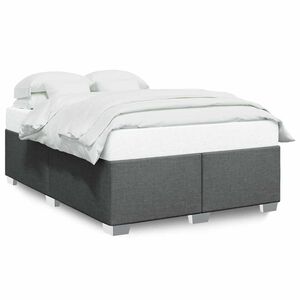 vidaXL Bed Frame Dark Gray