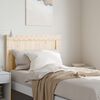 vidaXL Headboard Natural Wood Solid pinewood 39.4 x 40.9 in Durable