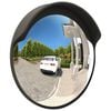 vidaXL Outdoor Convex Traffic Mirror Black Ø23.6 " Polycarbonate