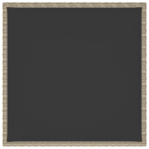 vidaXL Garden Table Set of 3 Beige