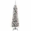 vidaXL Artificial Christmas Tree with 300 LEDs White 82.68 in
