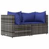 vidaXL Patio Lounge Set Gray