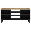 vidaXL TV Cabinet Natural brown, Black