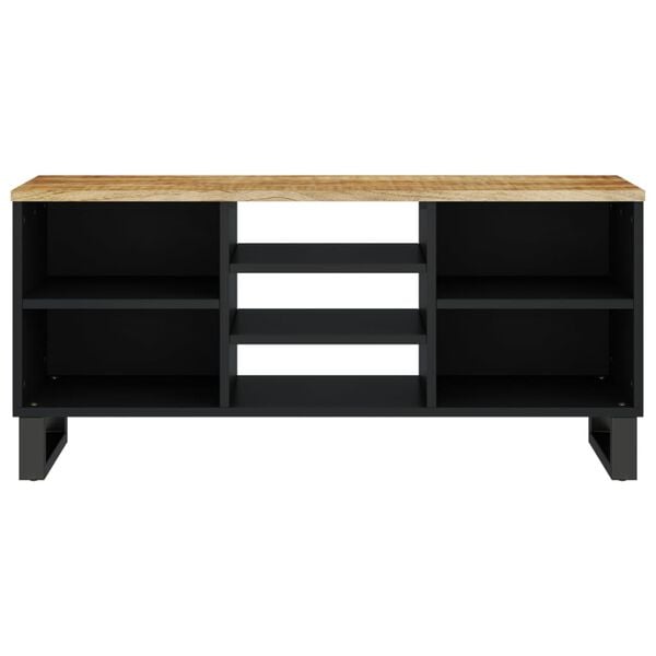vidaXL TV Cabinet Natural brown, Black