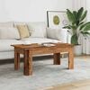 vidaXL Coffee Table Old wood Engineered wood Medium Durable