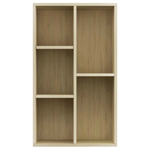 vidaXL Book Cabinet Sonoma oak Engineered Wood Medium Book Cabinet