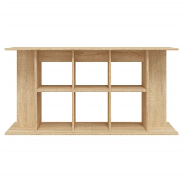 vidaXL Aquarium Stand Sonoma oak Engineered wood 47.2 x 15.7 x 23.6 in