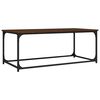 vidaXL Coffee Table Brown Oak Engineered Wood Standard Durable