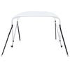 vidaXL 2 Bow Bimini Top White 70.9x51.2x43.3"