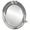 vidaXL&nbsp;Porthole Mirror&nbsp;Wall Hanging&nbsp;&Oslash;19.7"&nbsp;Aluminum and Glass