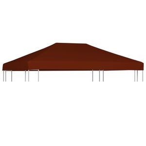 vidaXL Gazebo Top Cover 9.1 oz/yd&sup2; 9.8'x13.1' Terracota