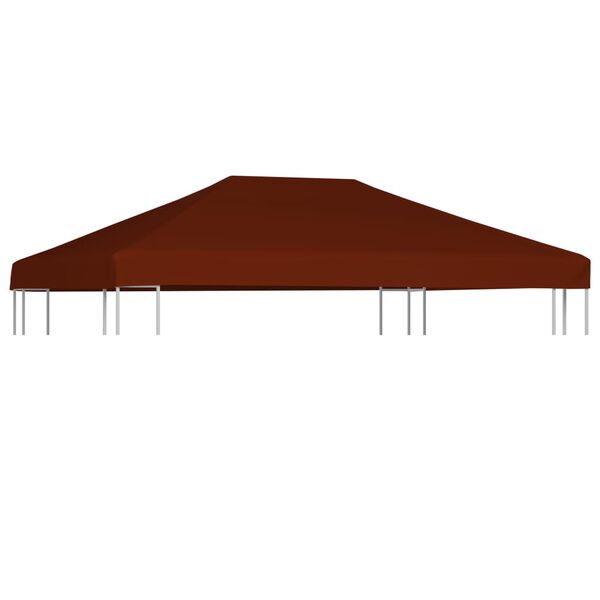 vidaXL Gazebo Top Cover 9.1 oz/yd² 9.8'x13.1' Terracota
