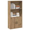 vidaXL Bookcase Artisan Oak Engineered Wood Medium Bookcase