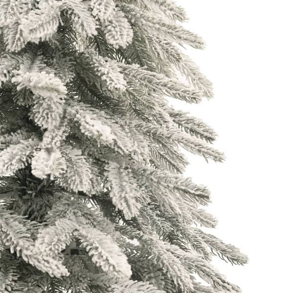 vidaXL Artificial Christmas Tree White Polyethylene 70.9 in Foldable